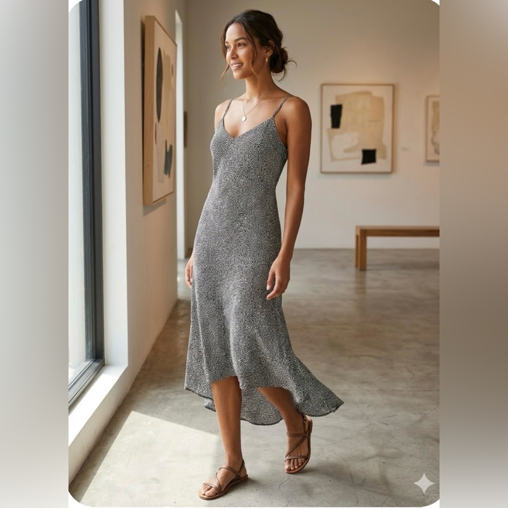 Abercrombie & Fitch Gray High Low Dress